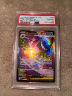 Mega attack Gengar PSA 10