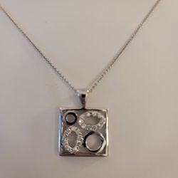 .925 Sterling Silver Charm & Chain