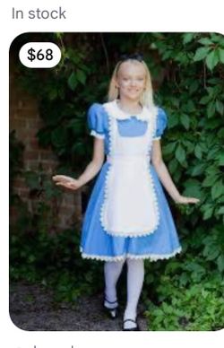 Alice in Wonderland Costume Dress