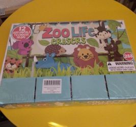 Zoo Life Erasers
