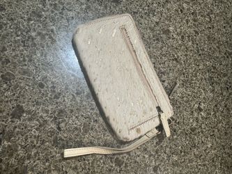 Hair-On Cowhide Wristlet Wallet
