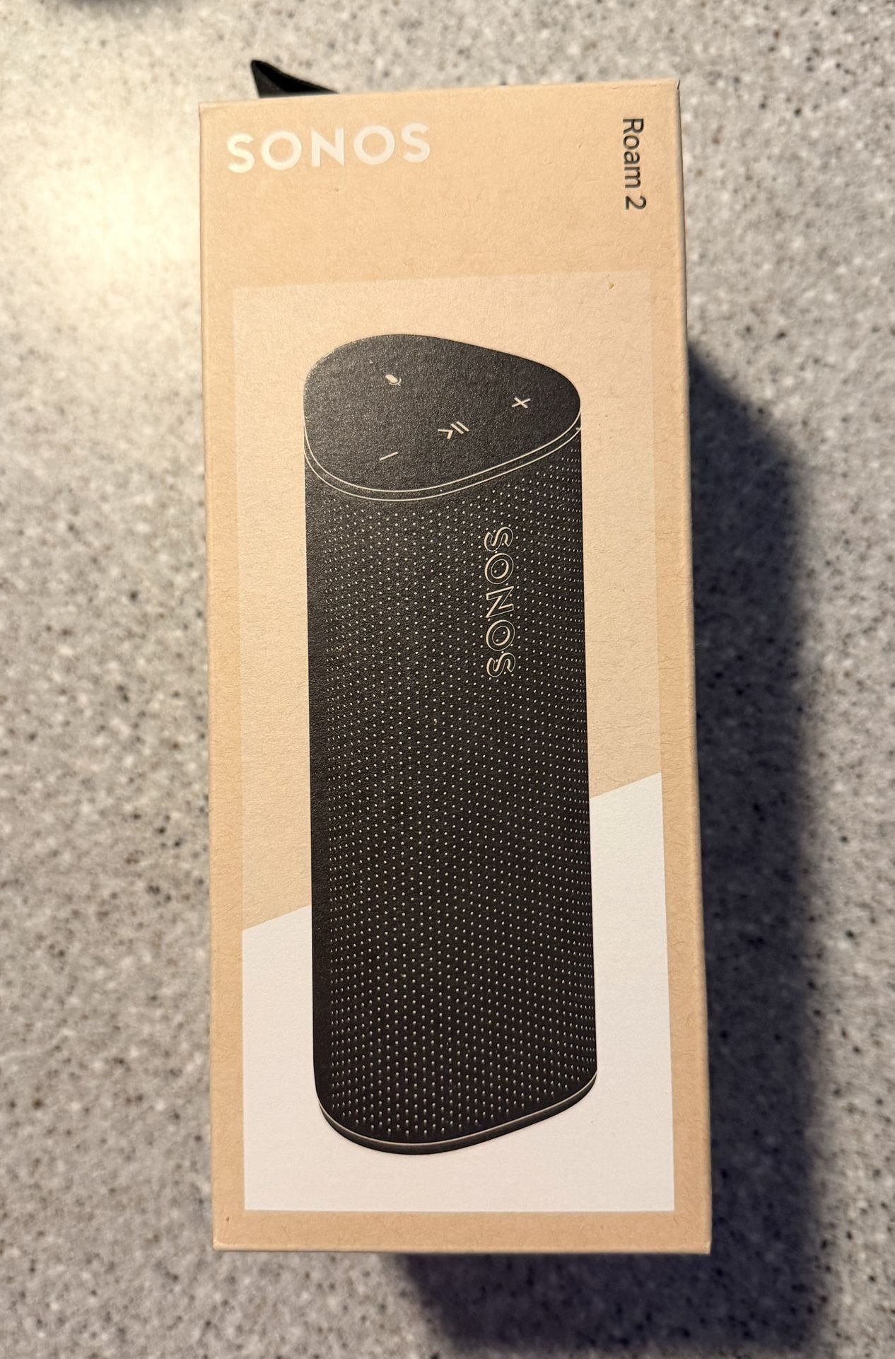 Brand New Sonos Roam 2 – Black – Portable Smart Bluetooth Speaker