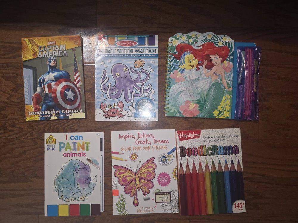 Various Activity Books