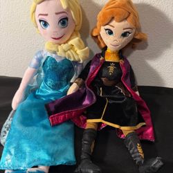 Elsa & Anna Frozen Plush Set 