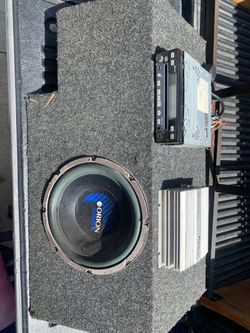 Orion sub monitor stereo amp speaker combo