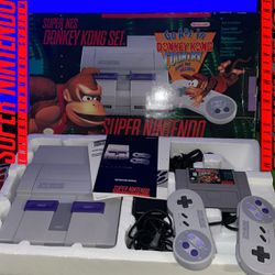 Super Nintendo Donkey Kong Country SNES System Console Edition 