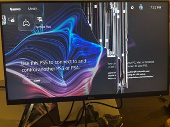 Cracked Dell P2424HT monitor