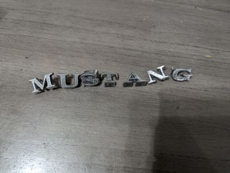 1(contact info removed) Original Mustang Trunk Lettering
