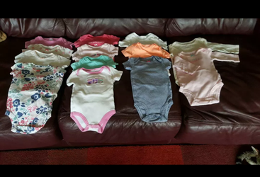 Like New 3 https://offerup.com/redirect/?o=bm8uYmFieQ== girl onesie bundle