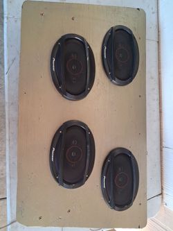 4 speakers pioneer 6×9
