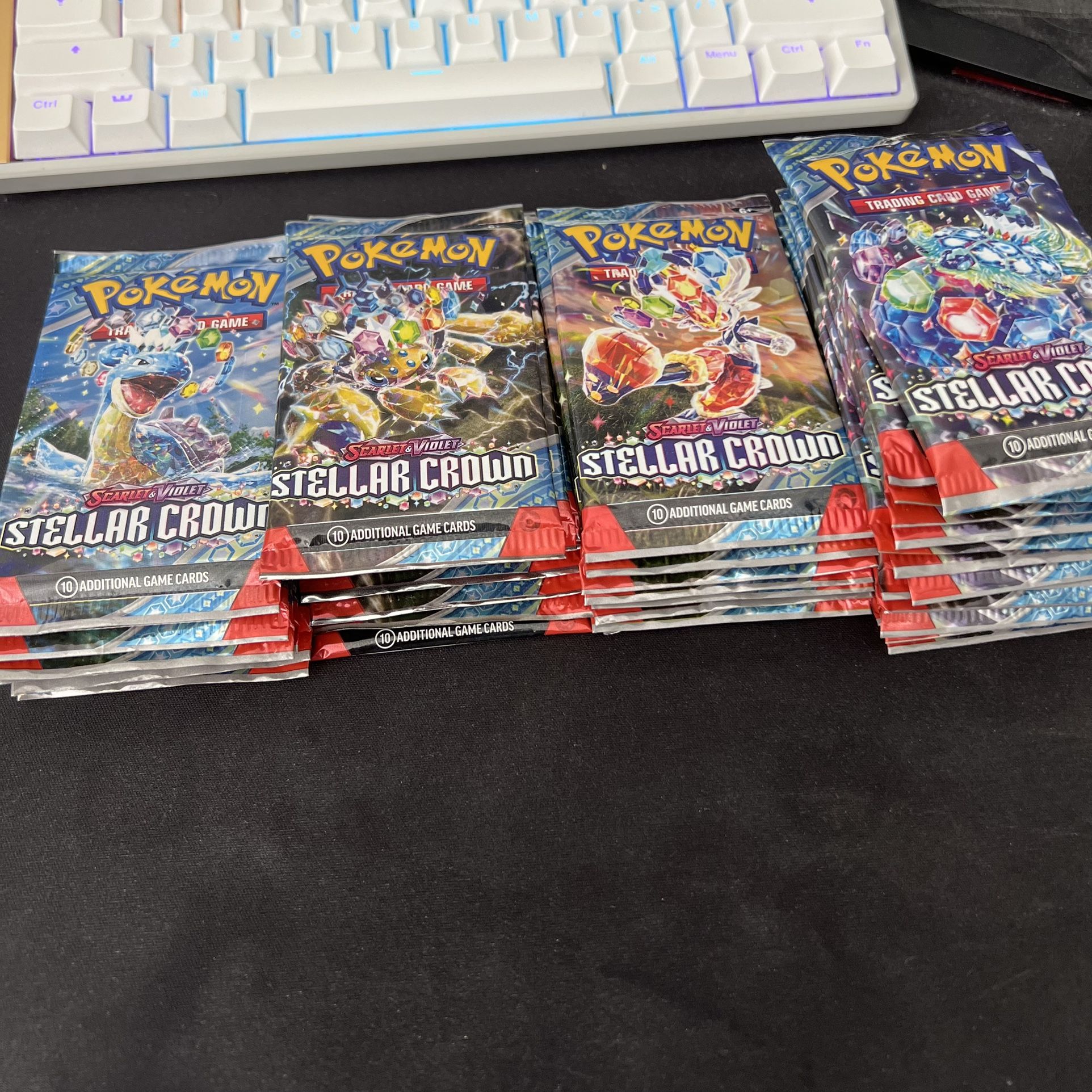 Pokémon Stellar Crown Booster Packs