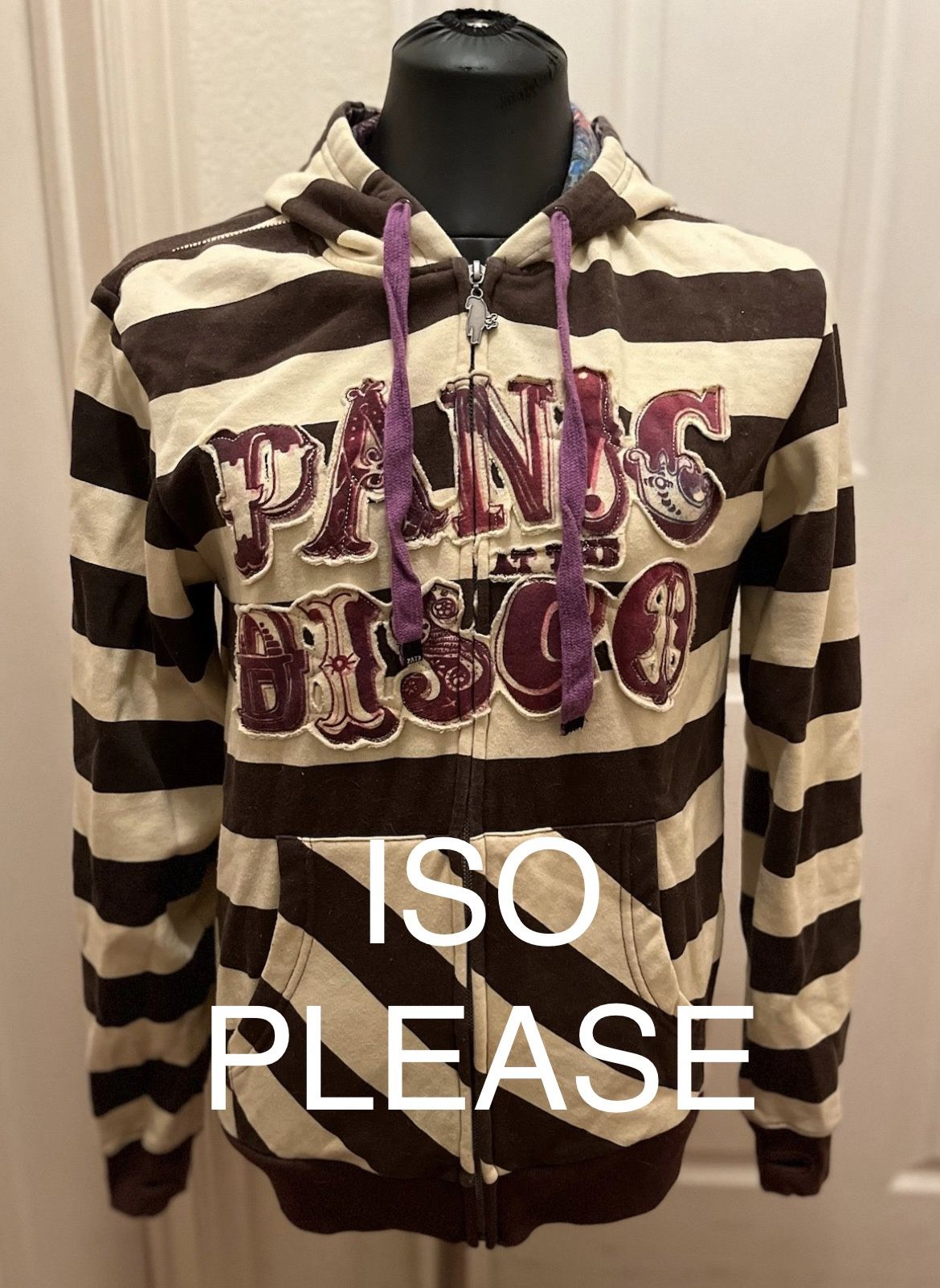 ISO Panic! At The Disco Pretty Odd Tour Band Merch Hoodie