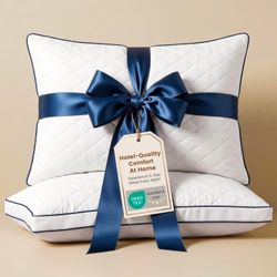 Shredded Memory Foam Pillows Queen Size Set of 2,