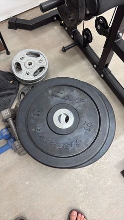 10lb rubber plate set 2in holes