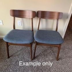 2 Wood Chairs in Brand New in Box