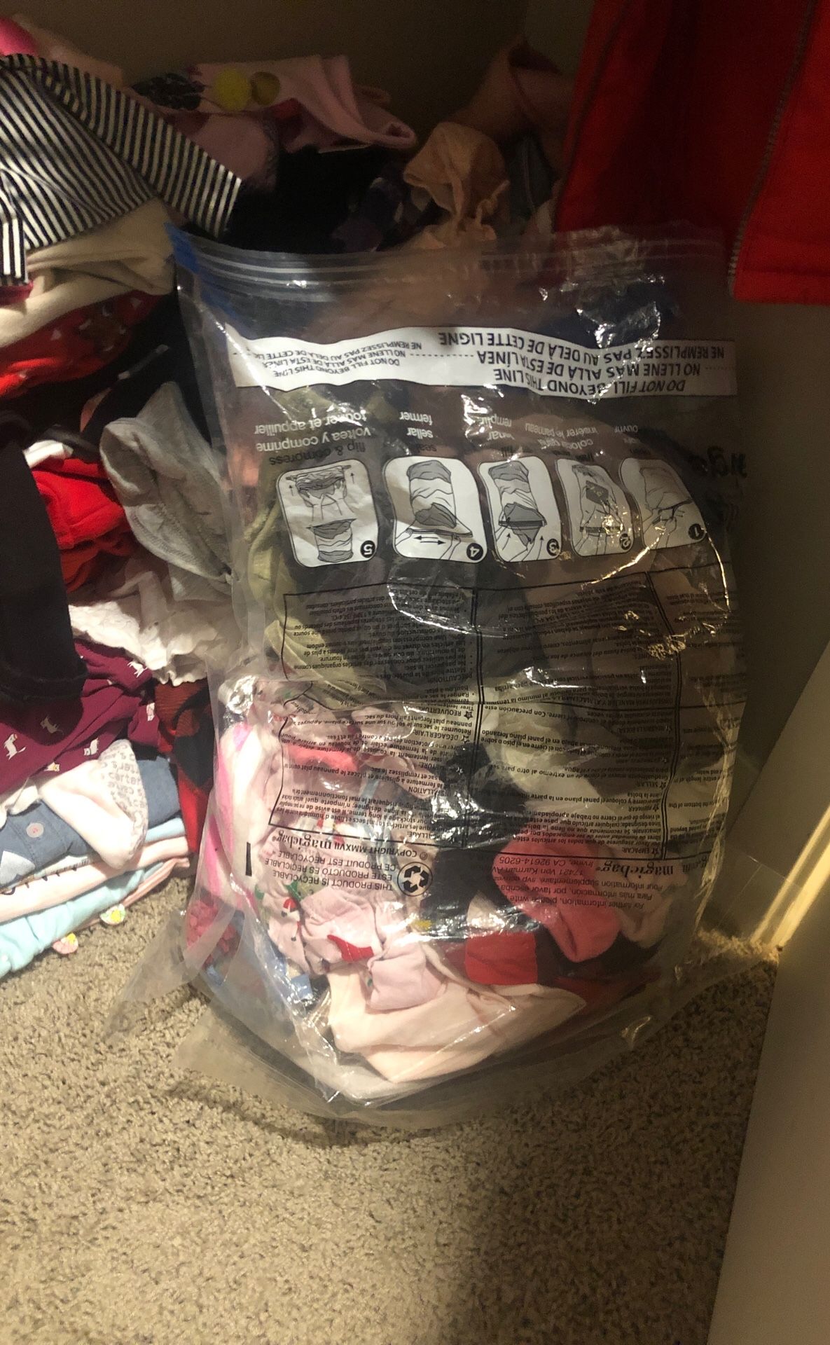 Baby clothes ranging from 3-12 months