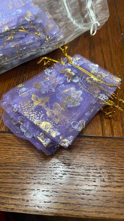 Butterfly Print Pouches