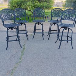 Hanamint Tuscany Outdoor Swivel Bar Stools 