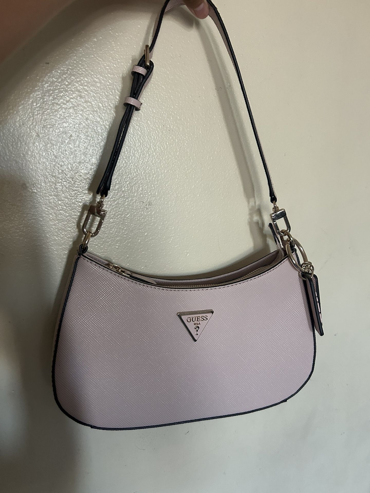 PINK GUESS SHOULDER PURSE 