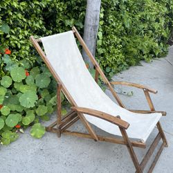 Vintage Folding Beach Chair