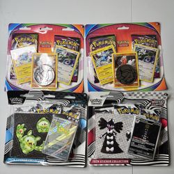 Pokémon TCG Sealed Blisters Lot of 4