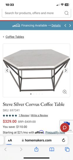 Steve Silver Corvus Coffee Table
