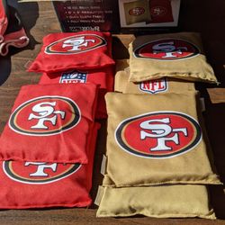 NIB Full Set 49er Cornhole Bean Bags