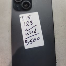 Iphone 15 128gb, Unlocked,  Used 