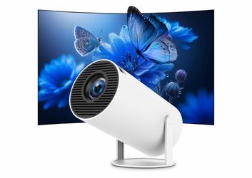 Mini Portable Projector 4K WiFi 6 BT 5.2 Upgraded Portable Projector Full HD