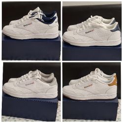 4 Pairs Of Men's Reebok Club Memt Shoes Size 11.5 Brand New Never Worn Still In Box 