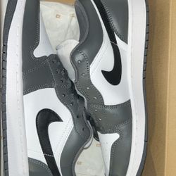 Air Jordan 1 Low (white/Black-Iron Grey) 