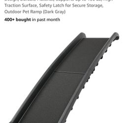 PetSafe-Foldable Pet Ramp, Lightweight Design, Durable Material, Supports Up to 150lbs