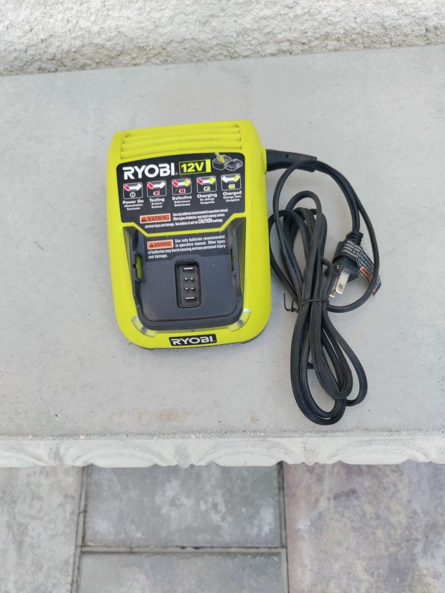 Ryobi 12volt Battery Charger