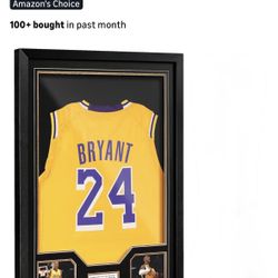 Jersey Frame Display Case, Large Clear Acrylic Shadow Box with UV Protection