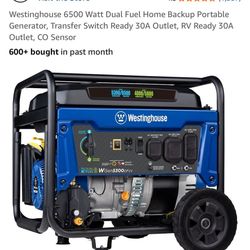 Dual Fuel Generator 