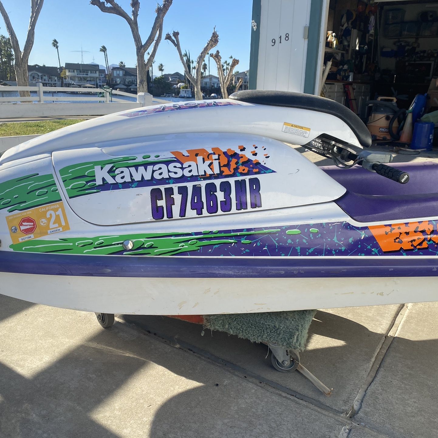 Stand Up Jet Ski Kawasaki 1994