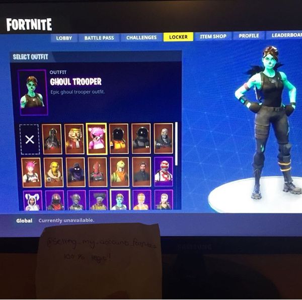 Fortnite Account With Ghoul Trooper For Sale In Bronx Ny Offerup - fortnite account with ghoul trooper