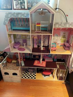 Wooden doll house