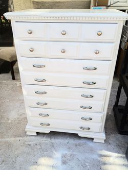 White dresser