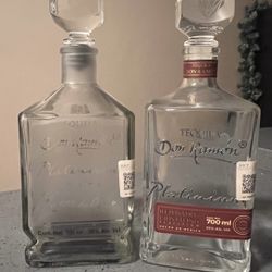 Don Ramón Empty Tequila Bottle