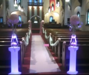 Quinceanera church Decor