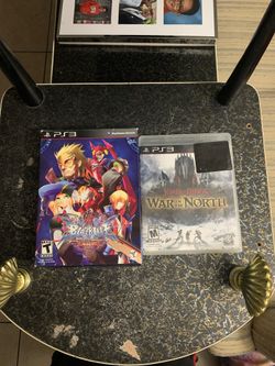 Blazblue & Lord of the Rings Ps3