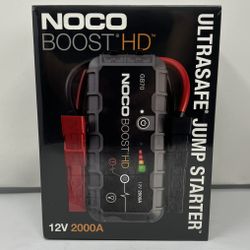 NOCO Boost GB70 2000A UltraSafe Jump Starter New
