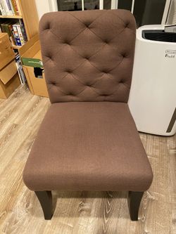 West Elm Purple Upholstered Chair
