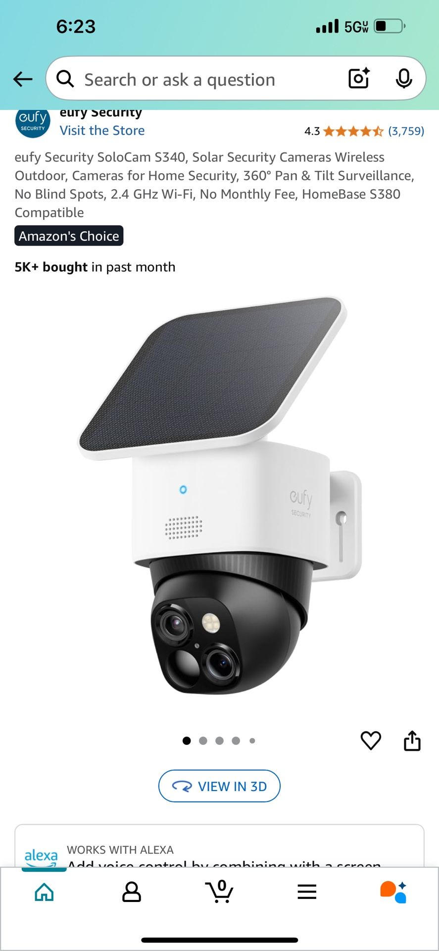 360 Eufy Camera