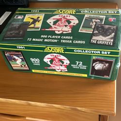 Score 1991 Unopened Box Baseball Cards