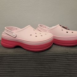 CROCS Pink Womens Clogs
