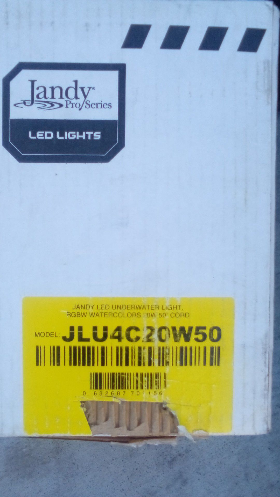 Jandy color light low voltage pool light 20 watt 50 foot