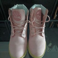 Pink Timberland Boots 