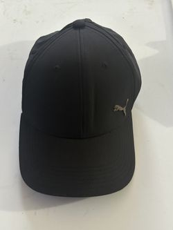 New Black Puma Hat -Gold Logo